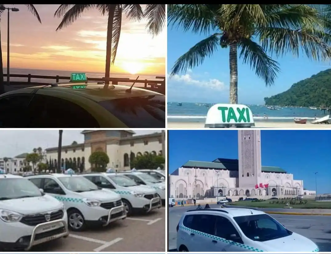 Navette privée TaxiVert.pro en route au Maroc, véhicule climatisé et spacieux pour un voyage confortable